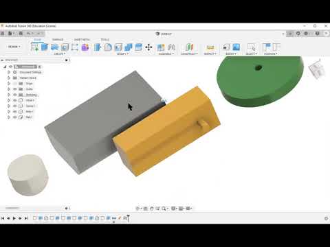 Видео: Fusion 360  Сборка компонентов в конструкцию.  Вебинар Zoom.