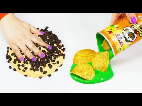 Видео: ЧИПСЫ В ЛИЗУН 😱 ЧТО БУДЕТ ЕСЛИ В СЛАЙМ ДОБАВИТЬ МНОГО СЪЕДОБНЫХ ИНГРЕДИЕНТОВ? АСМР SLIME ЧЕЛЛЕНДЖ