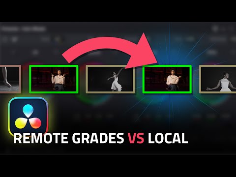 Видео: Удалённые и локальные оценки — руководство по цветокоррекции в DaVinci Resolve 18.6