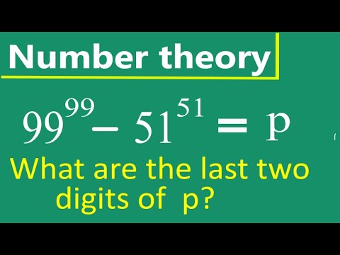 Видео: Последние две цифры больших чисел