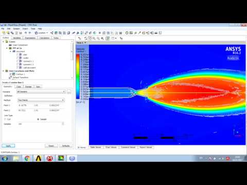 Видео: Истечение газа из сопла Лаваля в ANSYS Fluent