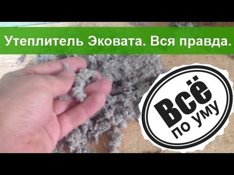 Видео: Утеплитель Эковата. Вся правда, Цена, Монтаж, Достоинства и Недостатки. Все по уму