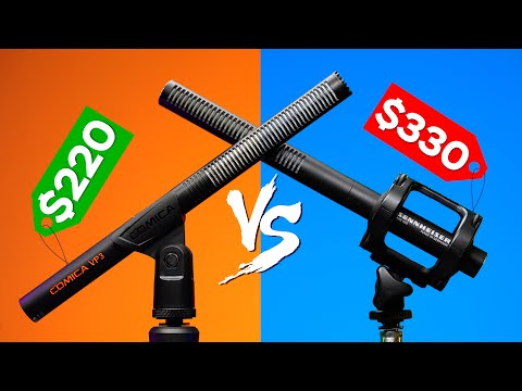 Видео: Зачем Платить Больше? Микрофон-Пушка Comica VP3 vs Sennheiser MKE-600