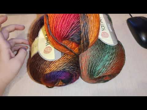 Видео: Обзор пряжи Ярнарт Мэджик/Yarnart Magic