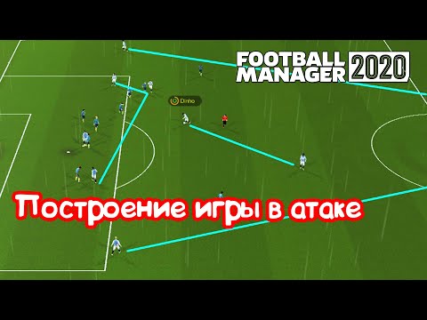 Видео: Построение игры в атаке Football Manager 2020