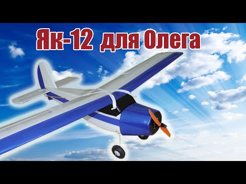 Видео: Модель самолета Як-12 950 для Олега / ALNADO