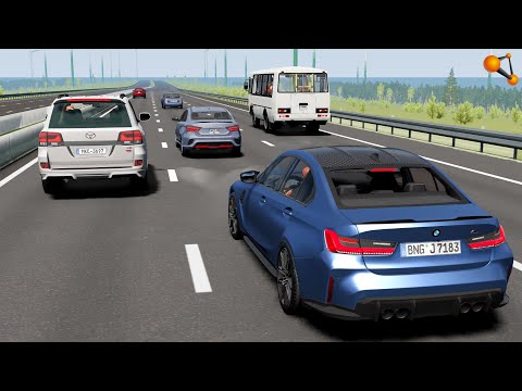 Видео: ПУТЬ К СМЕРТИ! ШАШКИ НА АВТОБАНЕ ЗАКОНЧИЛИСЬ ПЕЧАЛЬНО | BeamNG.drive
