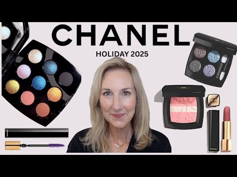 Видео: Праздничная коллекция макияжа Chanel 2025 | Образцы и обзор!