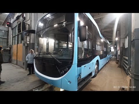 Видео: новые троллейбусы Синары 6254 в  Орджоникидзевском парке, Екатеринбург