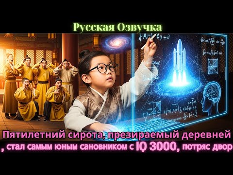 Видео: Пятилетний сирота, презираемый деревней, стал самым юным сановником с IQ 3000, потряс двор
