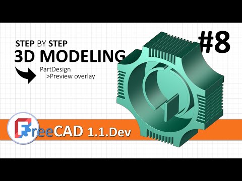 Видео: FreeCAD 1.1: упражнение по 3D-моделированию 8 | Улучшения PartDesign