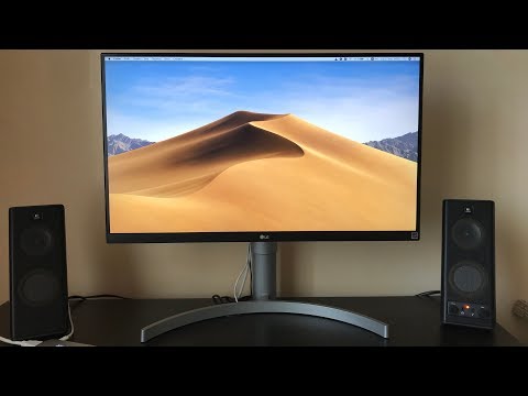 Видео: Распаковка 4K монитора LG 27UK650-W 27" / Unpacking the monitor LG 27UK650-W 27"