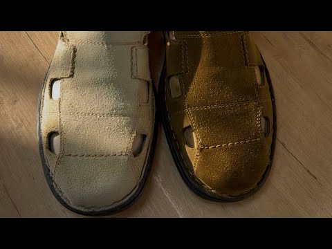 Видео: Покраска и перекраска замшевой обуви. Меняем цвет
