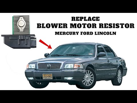 Видео: КАК ЗАМЕНИТЬ И ОТРЕМОНТИРОВАТЬ РЕЗИСТОР МОТОРА ВЕНТИЛЯТОРА MERCURY GRAND MARQUIS CROWN VICTORIA L...