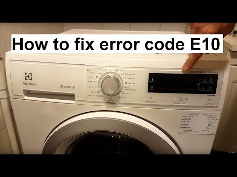 Видео: Как исправить ошибку E10 на Electrolux/AEG