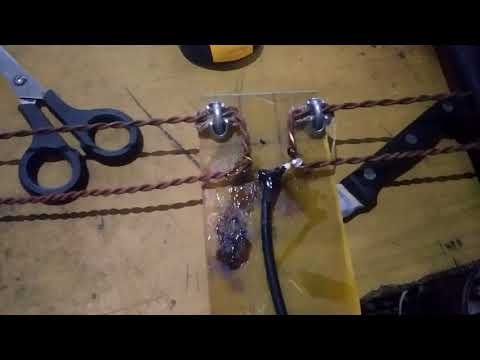 Видео: Двухдиапазонный диполь 144/430 МГц разборной