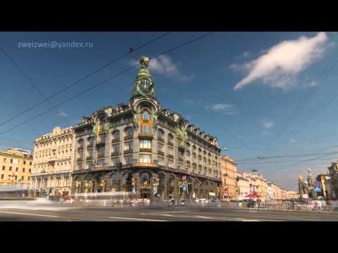 Видео: Санкт-Петербург - 22 Timelapse, цейтраферная съемка