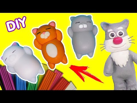 Видео: КАК СЛЕПИТЬ СКВИШИ ИЗ ПЛАСТИЛИНА  |  DIY CAT SQUISHY