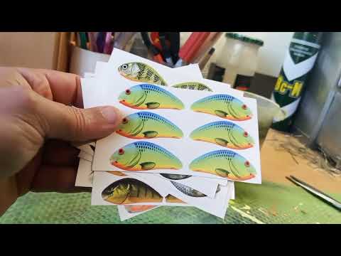 Видео: Наклейки для воблеров.