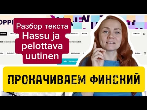 Видео: Разбор текста Yki Hassu ja pelottava uutinen