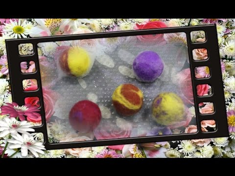 Видео: БУСЫ -- ШКОЛА МОКРОГО ВАЛЯНИЯ  Ирины Кузнецовой / WET FELTING BEAD