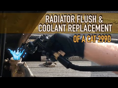 Видео: Flush It! — промывка радиатора и замена охлаждающей жидкости для CAT299D