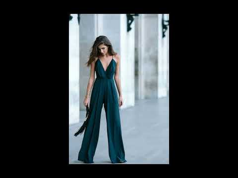 Видео: Модный вечерний женский комбинезон