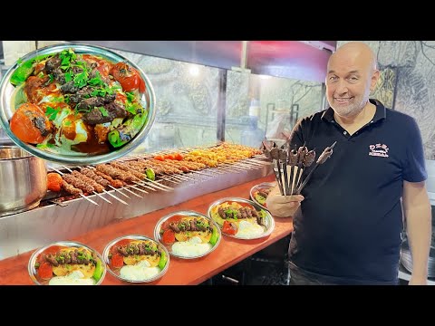 Видео: Он готовит ТОЛЬКО ОДИН КЕБАБ в течение 40 лет, и люди стремятся его попробовать| Уличная еда Турции