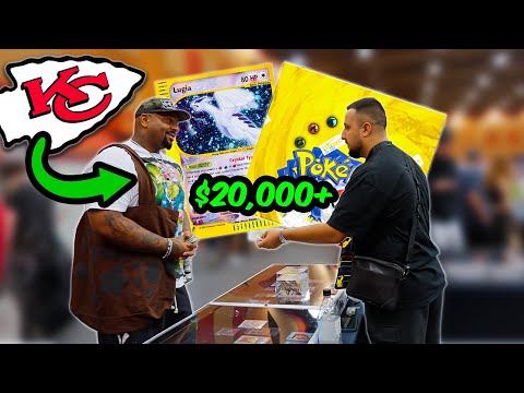 Видео: Я совершил обмен покемонов на 20 000 долларов с игроком НФЛ!