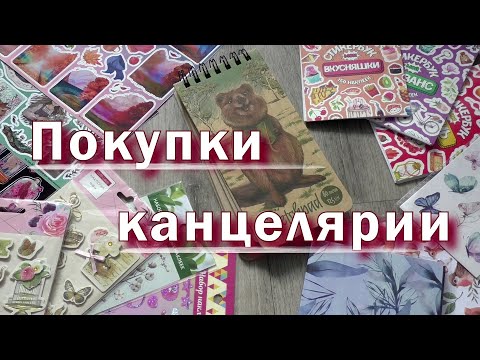 Видео: ПОКУПКИ КАНЦЕЛЯРИИ || купила много красивых наклеек 😍 (и не только)