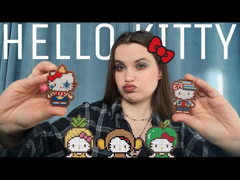 Видео: вышила целую Хеллоу Китти банду!