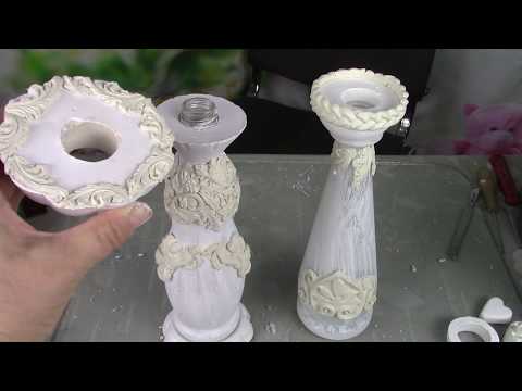 Видео: Подсвечник. Совмещаем разные материалы. ХоббиМаркет