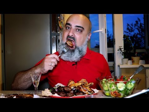 Видео: ОБЖОР!!! ШАШЛЫЧОК ПОД КОНЬЯЧОК (вкусно очень) !!! | Жру.ру#226 | ASMR | MukBang