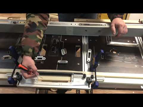 Видео: фрезеровка и позиционирование ответок.