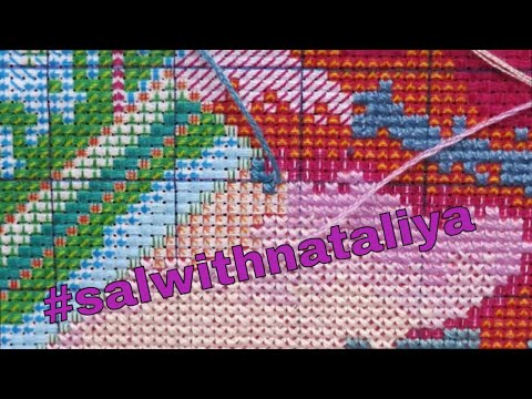 Видео: Романтический цветочный рынок, ноябрь, неделя 2 #salwithnataliya #crossstitch