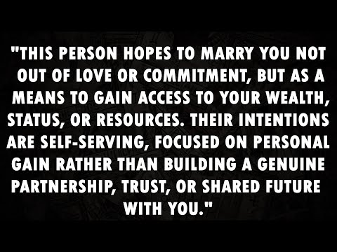 Видео: «Будьте осторожны: кто-то может жениться на вас по ЭТОЙ причине»