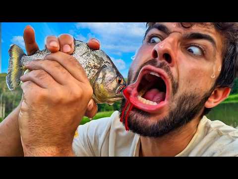 Видео: Русская рулетка с ДИКИМИ пираньями! (Укусы)