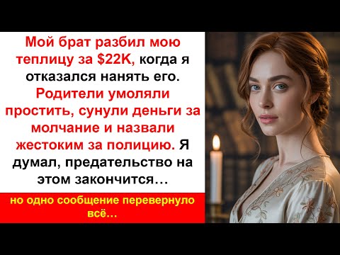 Видео: Брат уничтожил мою теплицу за $22K… но одно сообщение всё изменило!