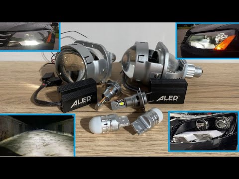 Видео: Встановлення bi-LED лінз @VAPILA - Авто Світло Тести Огляди Volkswagen Passat NMS