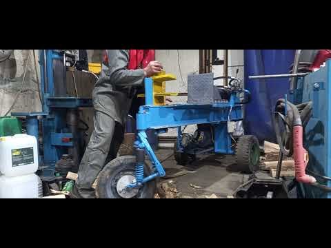 Видео: Дровокол Гидравлический .Прост в изготовлении, но серьёзен в деле.