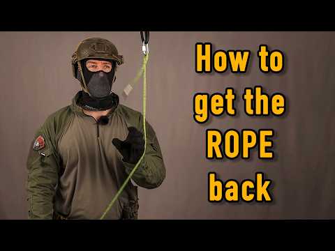 Видео: Как вытащить веревку после спуска по веревке в городе