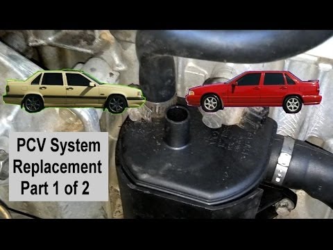 Видео: Замена системы PCV для Volvo 850, S70, V70, 1994 - 1998, часть 1 из 2 - VOTD