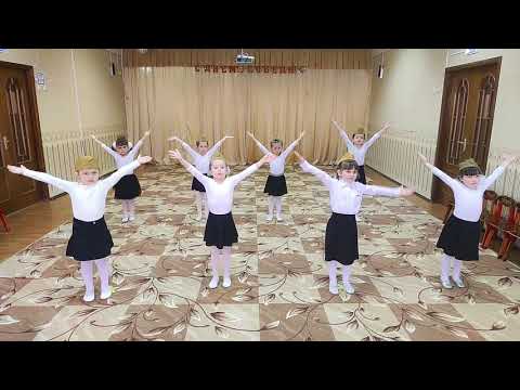 Видео: Танец "КАТЮША" старшая группа. Танец к 9 мая.