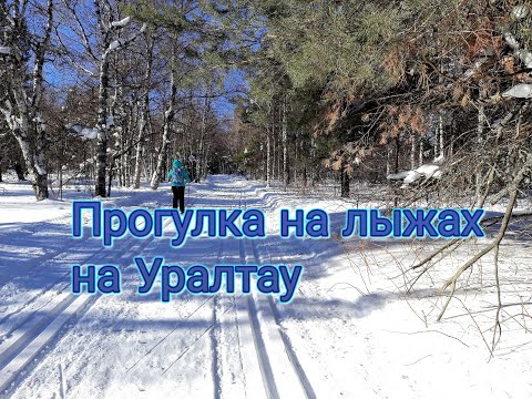 Видео: Прогулка на лыжах, в зимней сказке.