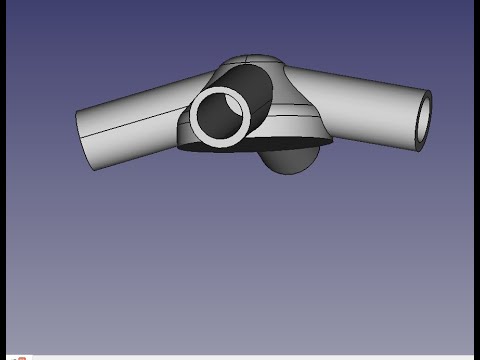 Видео: FreeCad Крестовина