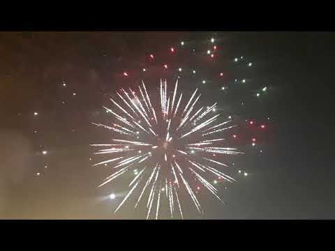 Видео: Новогодний салют в Черноморске (Ильичёвске) 2018