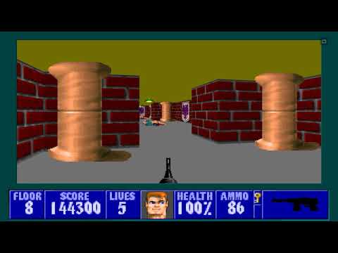 Видео: Прохождение Wolfenstein 3D - A Dark Secret (Часть 2) (Финал)