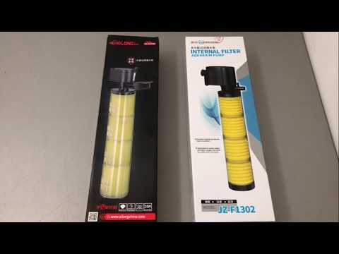 Видео: Фильтр для аквариума XL - F 370A  - VS(против) -  JZ F 1302 , ЧТО лучше, кто обманывает ?