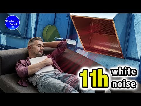 Видео: Белый шум, мгновенное засыпание, шум переменного тока, шум обогревателя для сна, учебы, расслабления
