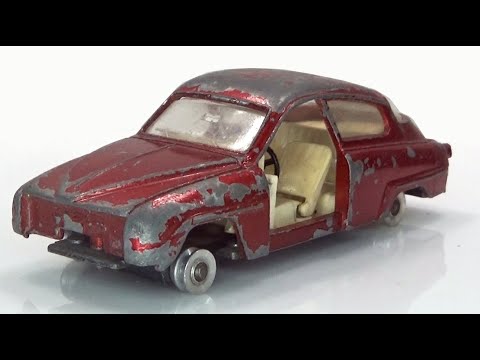Видео: Saab 96. Реставрация модели Dinky в версии Monte Carlo 1963 года.